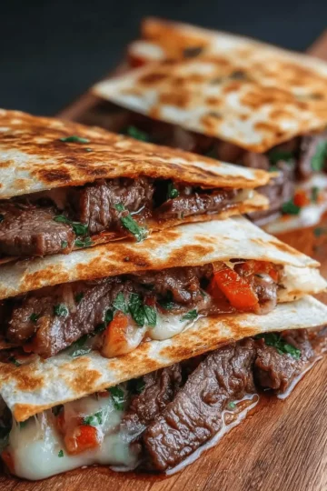 Steak & Cheese Quesadillas