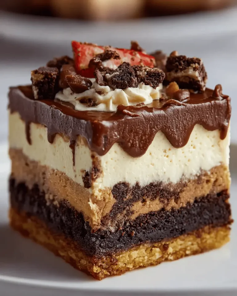 Layer Cookie Box Brownie Cheesecake