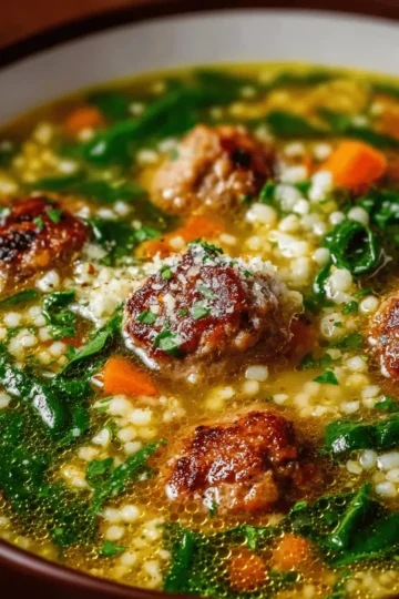 Homemade Italian Wedding Soup