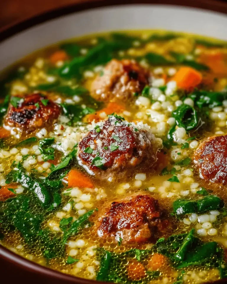 Homemade Italian Wedding Soup