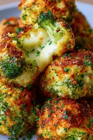 Crispy Broccoli Cheese Balls