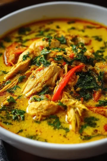 Turmeric-Ginger Chicken Coconut Soup