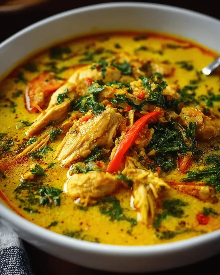 Turmeric-Ginger Chicken Coconut Soup
