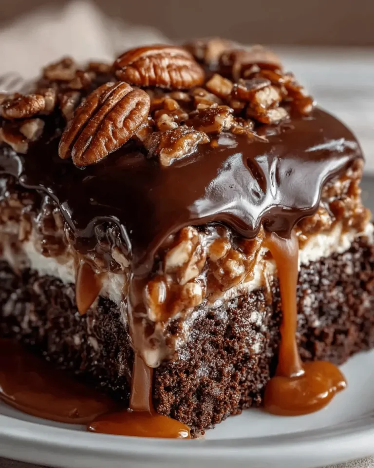 Chocolate Turtle Cake