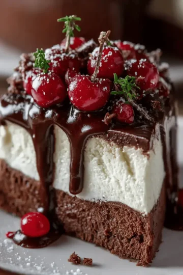 Heavenly Black Forest Cheesecake Bliss