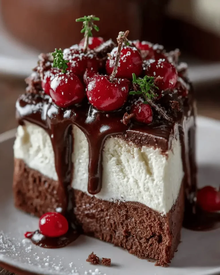 Heavenly Black Forest Cheesecake Bliss