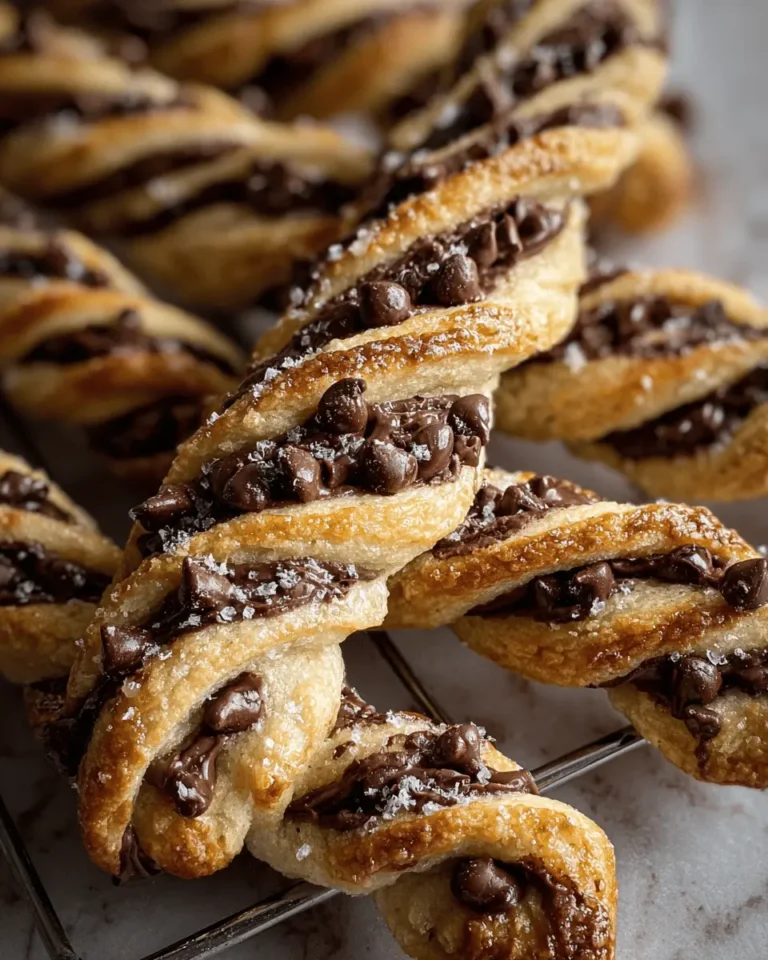 Chocolate Chip Cookie Dough Twists