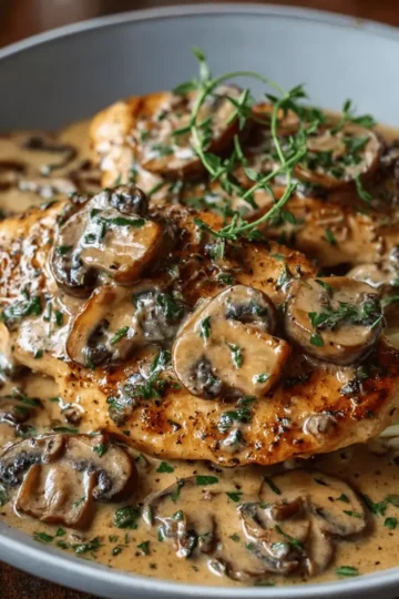 Classic Chicken Marsala with Creamy Mushroom Sauce