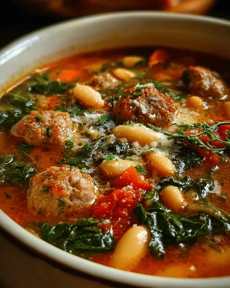 Spicy Italian Sausage and Cannellini Bean Soup