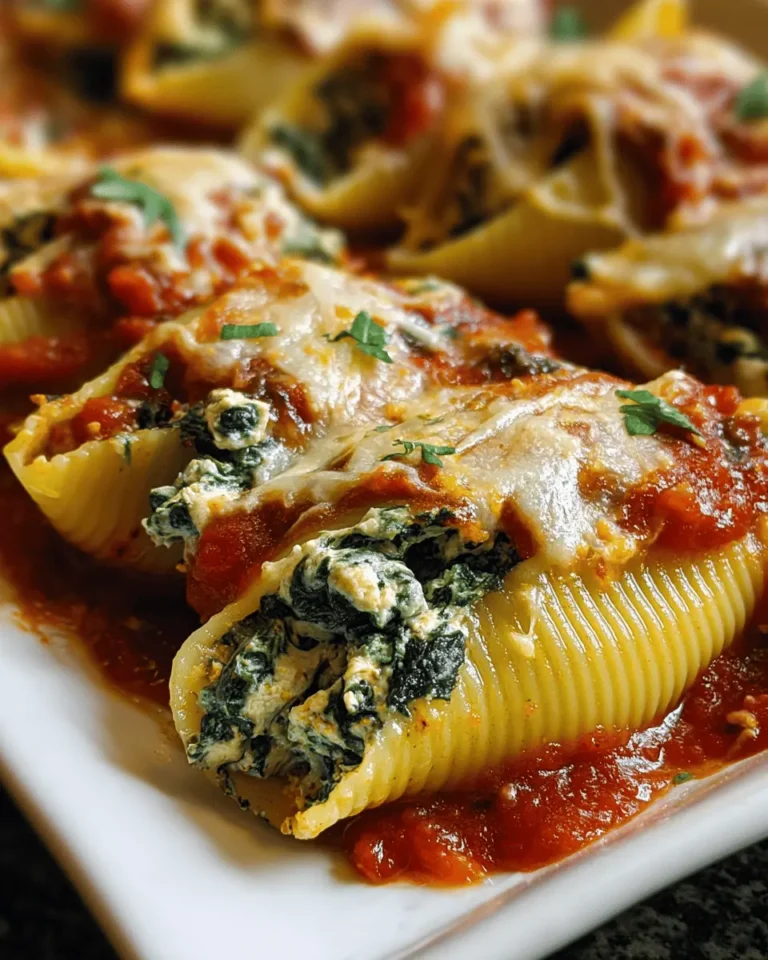 Spinach & Ricotta Stuffed Shells