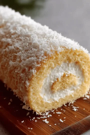 Coconut Cake Roll