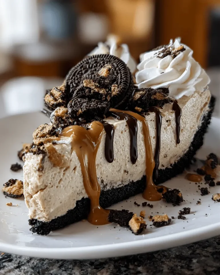 Peanut Butter Oreo No-Bake Pie