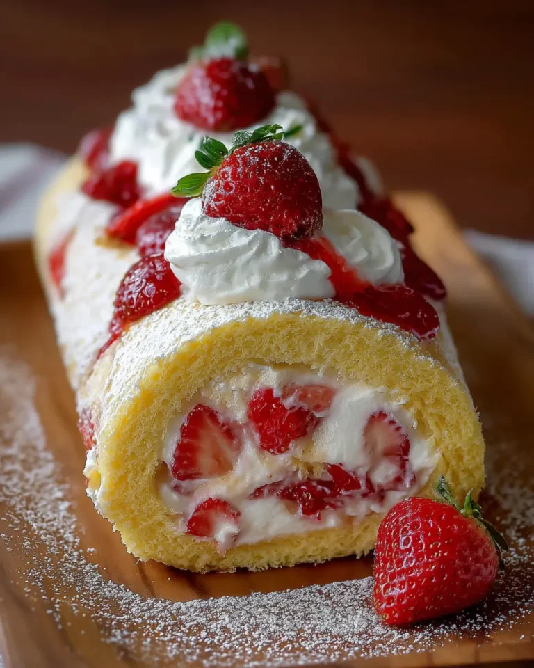Strawberry Shortcake Cake Roll