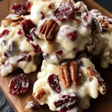 White Chocolate Cranberry Pecan Clusters