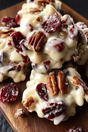 White Chocolate Cranberry Pecan Clusters