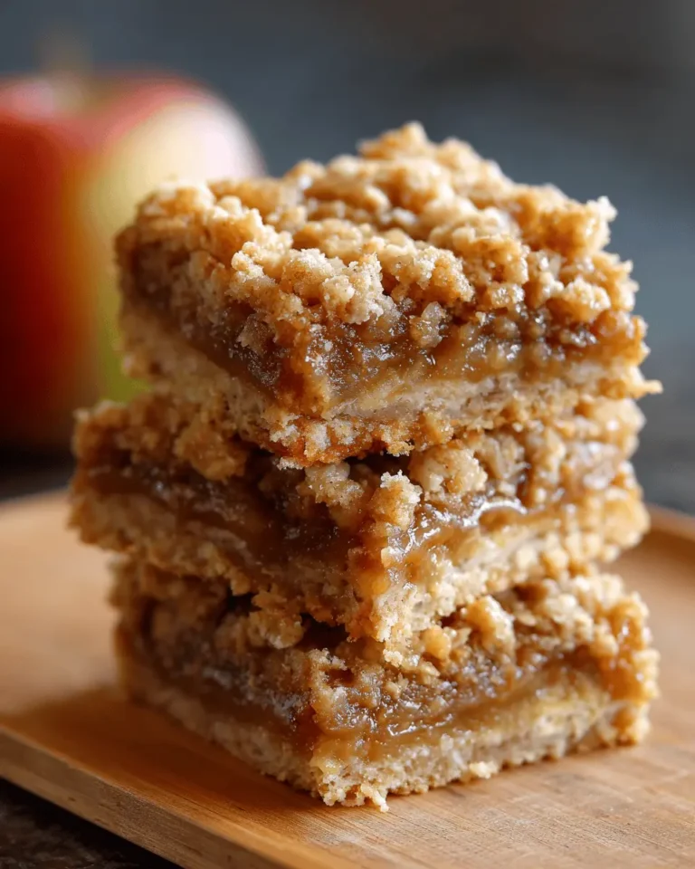 Apple Crisp Bars