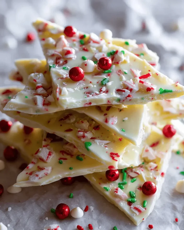 White Chocolate Christmas Bark