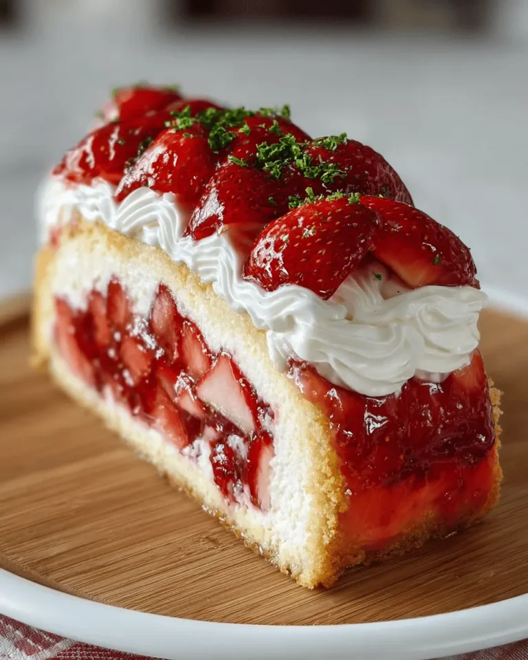 Homemade Strawberry Shortcake Cheesecake