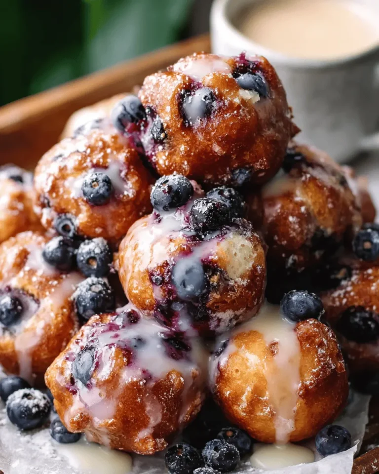 Baked Blueberry Fritter Bites