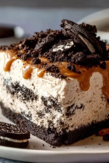 Salted Caramel OREO Ice Cream Cake