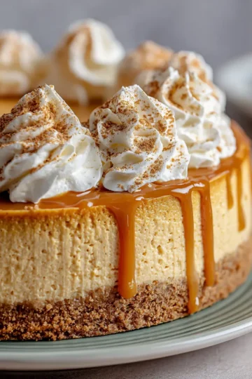No Bake Pumpkin Cheesecake