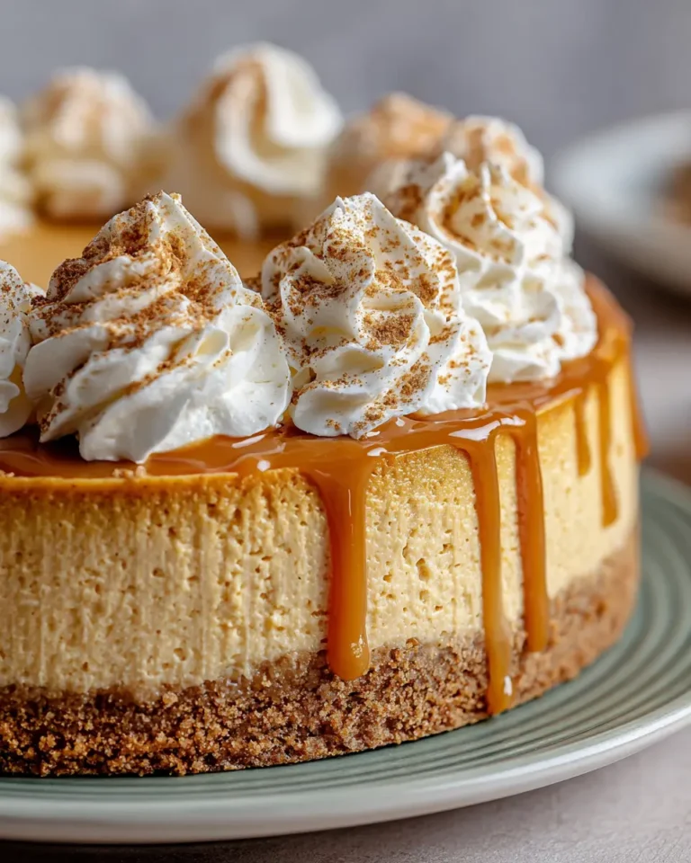 No Bake Pumpkin Cheesecake