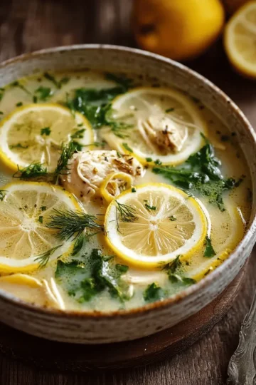 Greek Lemon Chicken Soup (Avgolemono)