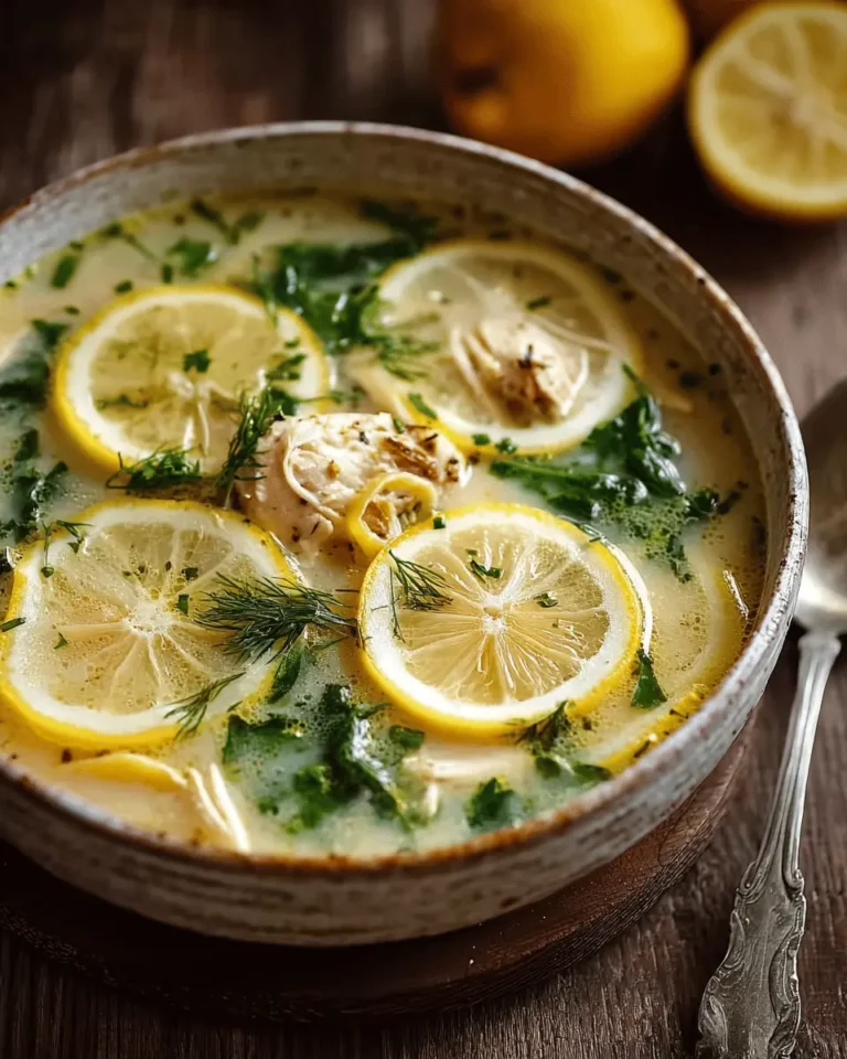 Greek Lemon Chicken Soup (Avgolemono)