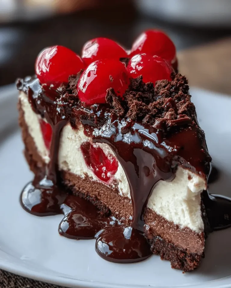 Delicious Black Forest Cheesecake
