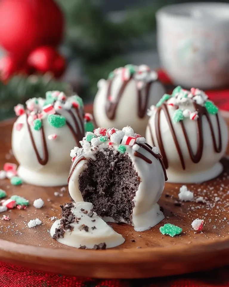 Easy Christmas Oreo Cake Balls
