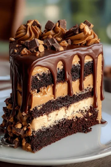Chocolate Peanut Butter Dream Cake