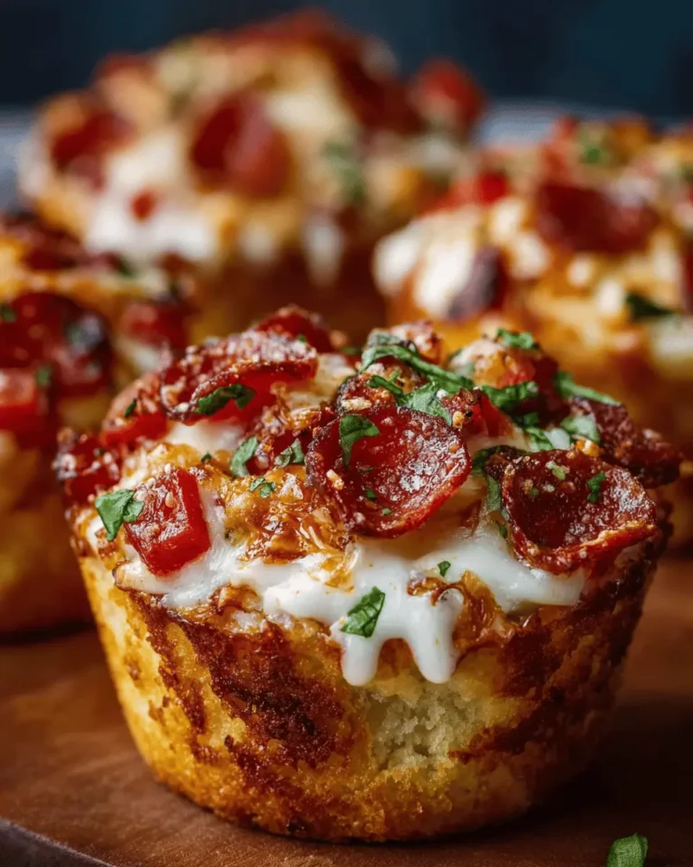 Deep Dish Pizza Cupcakes