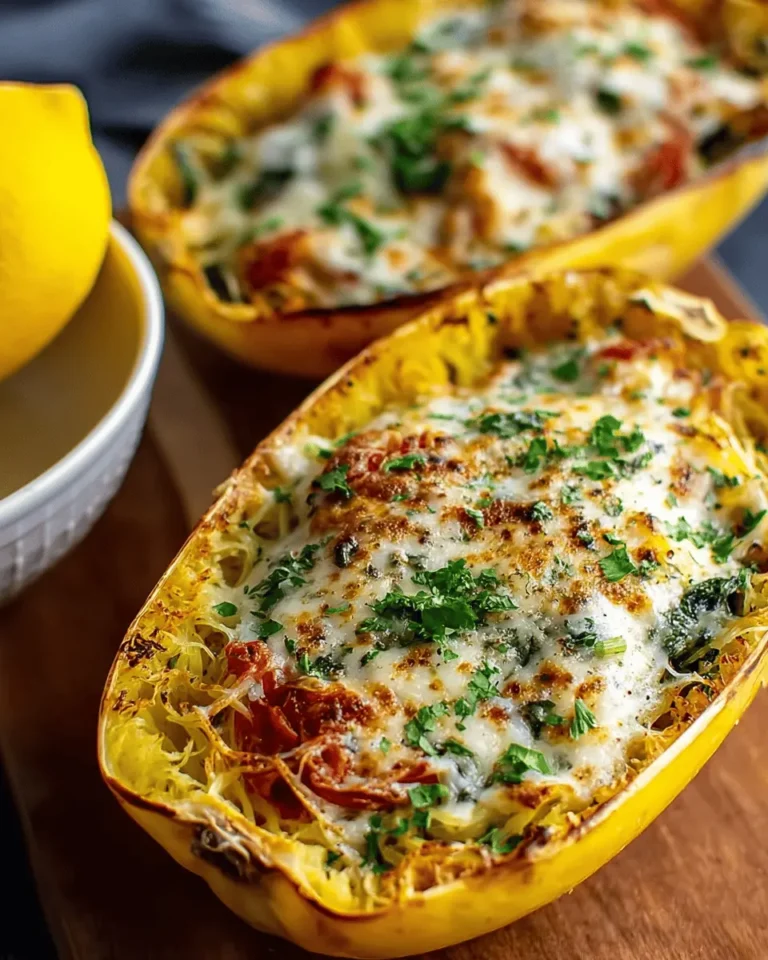 Spaghetti Squash Boats