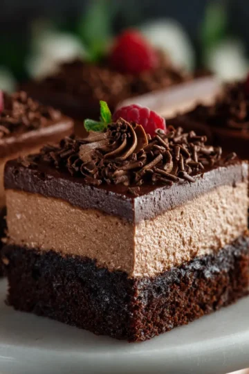 Chocolate Mousse Brownies