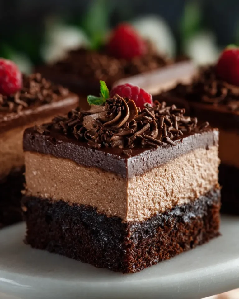 Chocolate Mousse Brownies
