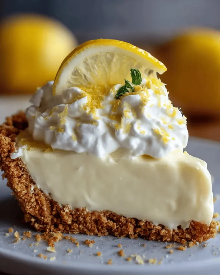 No-Bake Cream Cheese Lemonade Pie