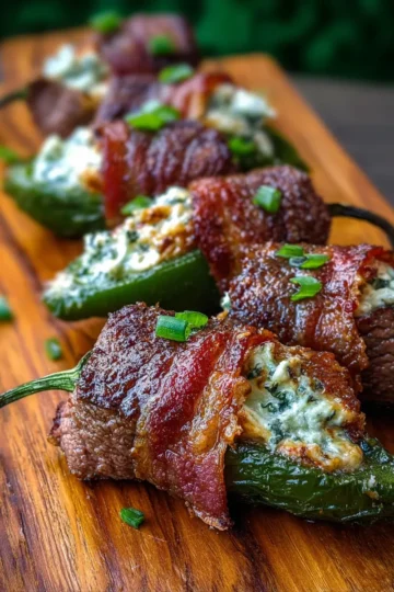 Deer Tenderloin Jalapeño Poppers—Spicy and Savory Delight
