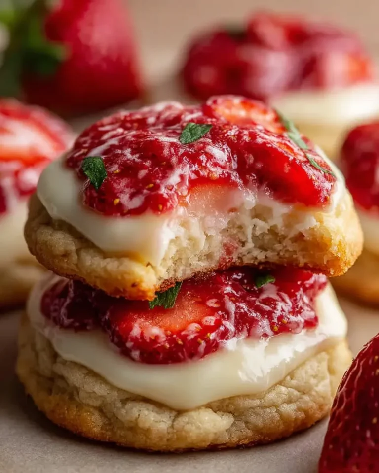 Strawberry Cheesecake Cookies