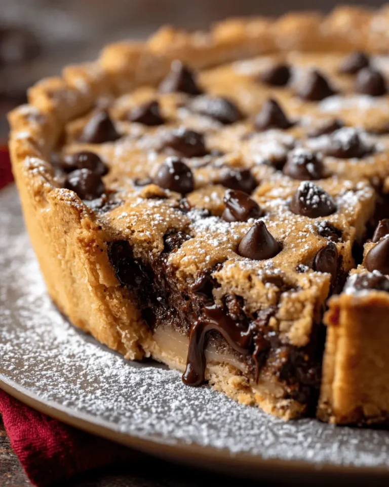 Chocolate Chip Cookie Pie