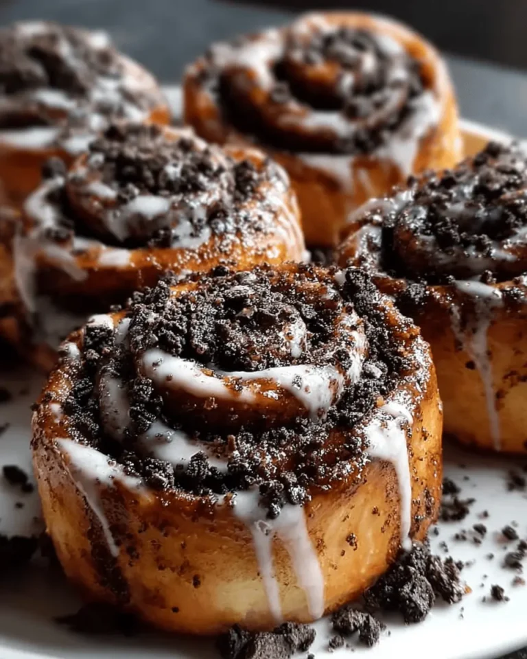 Oreo-Stuffed Cinnamon Rolls
