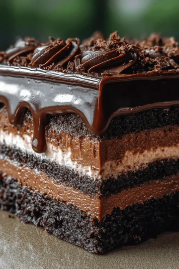 Chocolate Fudge Layered Bliss