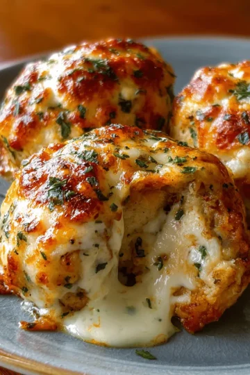 Cheesy Ranch Chicken Bombs