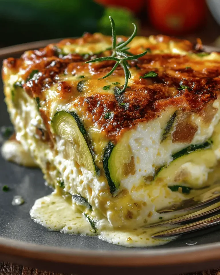 Zucchini Cottage Cheese Bake