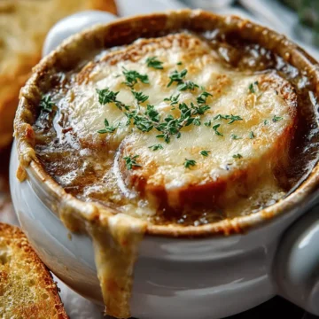 French Onion Soup with Gruyère Toast