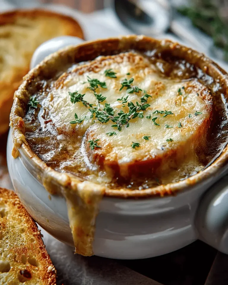 French Onion Soup with Gruyère Toast