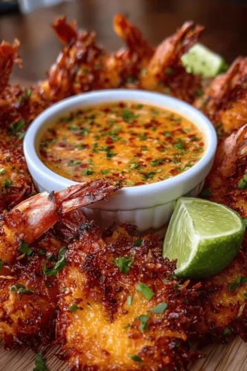 Coconut Shrimp with Lime Chili Dip