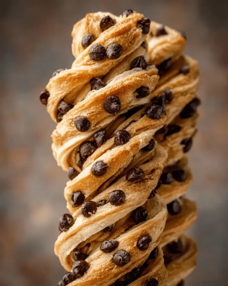 Chocolate Chip Cookie Dough Twists
