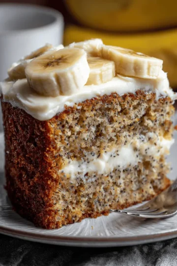 Banana Bread Cake with Cream Cheese Frosting