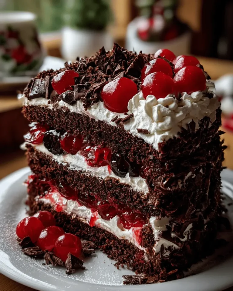 Christmas Black Forest Cake
