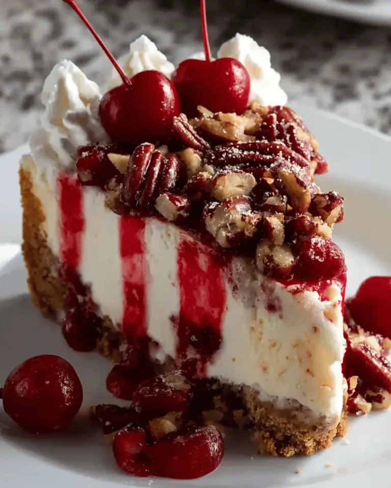 Cherry Pecan Cheesecake Lush